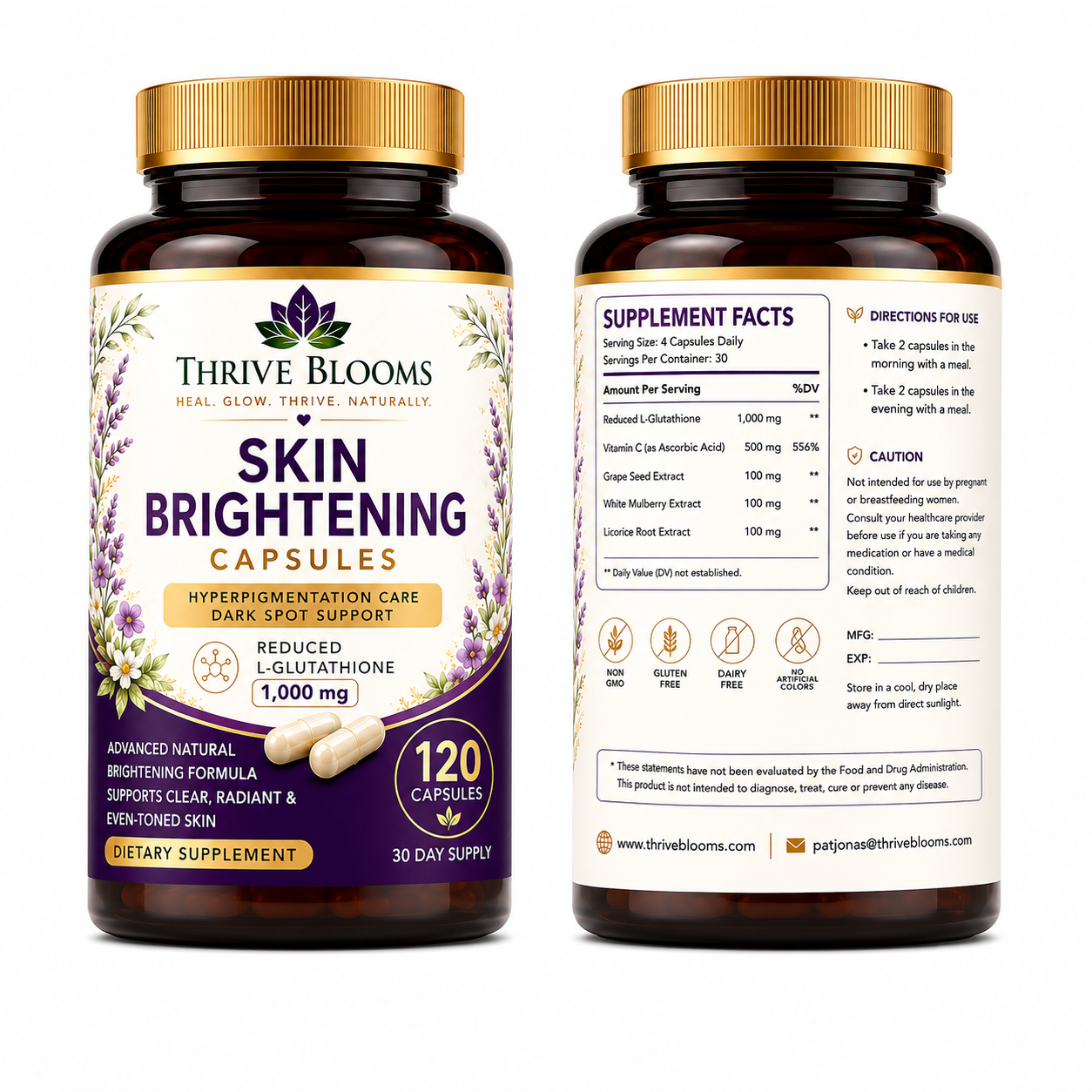 Thrive Blooms Brightening Capsules